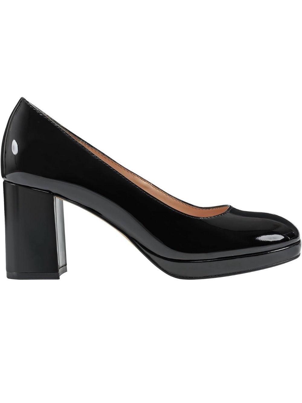 Bandolino Black Patent Block Heel Pumps - Women size 11
